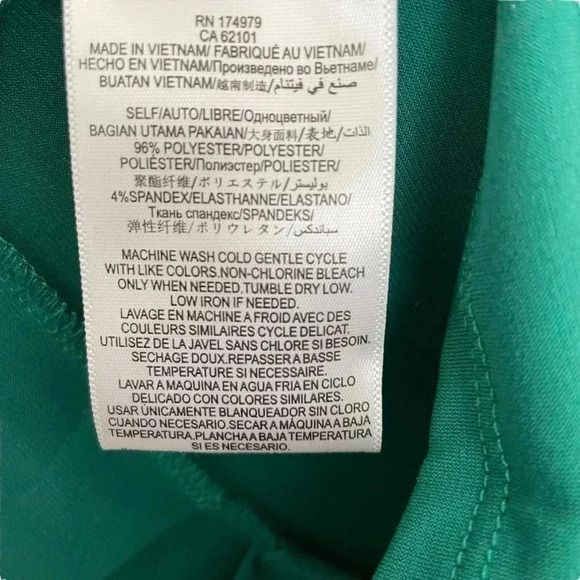 BCBGeneration Green Ruched Ruffled Dress - Picture 4 of 8